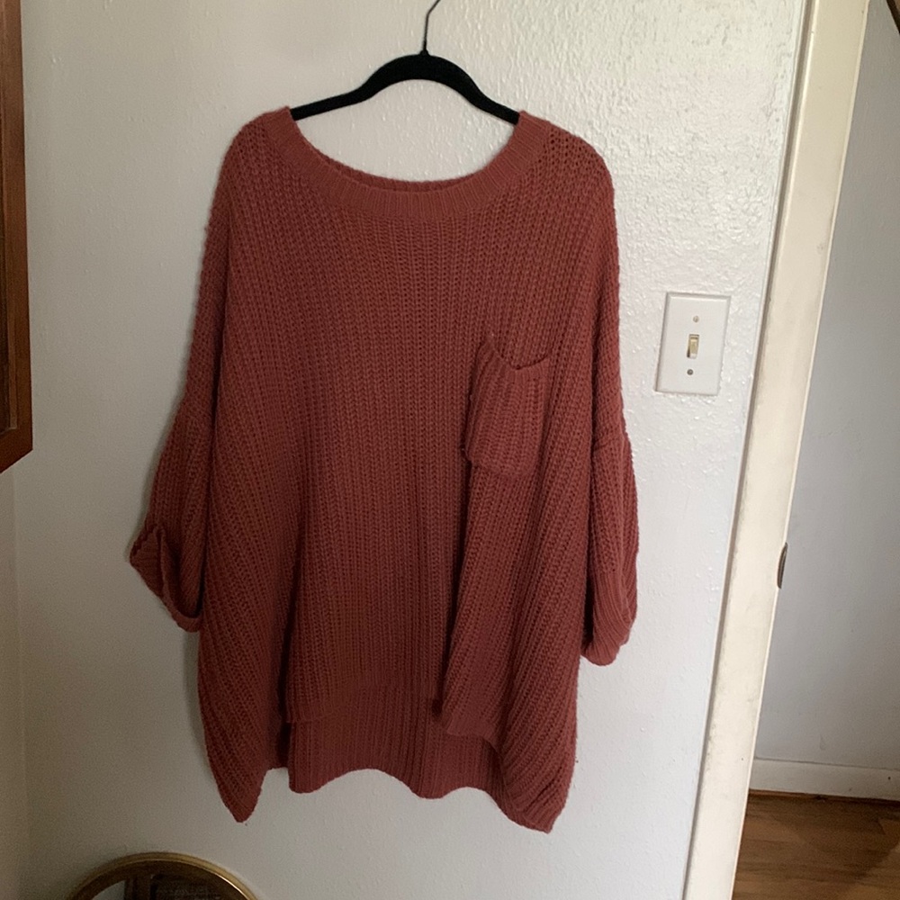 JODIFL Chunky Knit Oversized Sweater • Large/XL